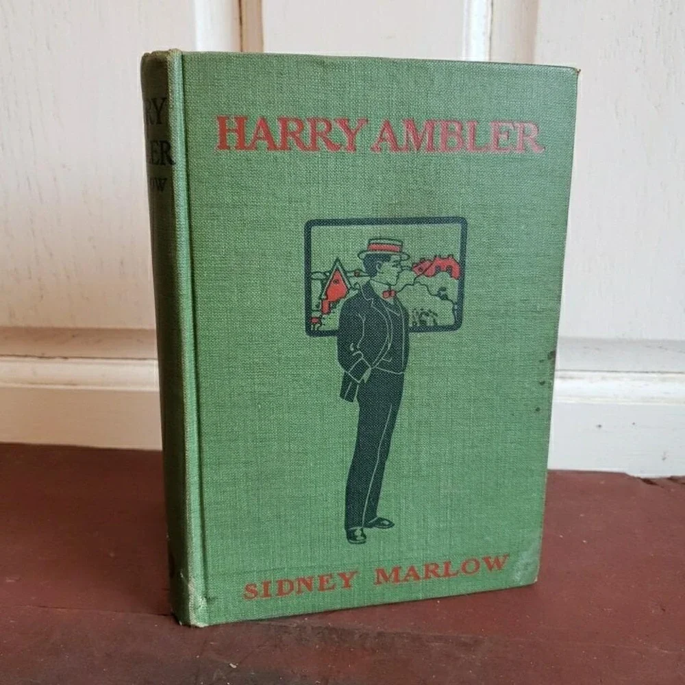 HARRY AMBLER by Sidney‎ Marlow (1917 Antique Hardcover Book)